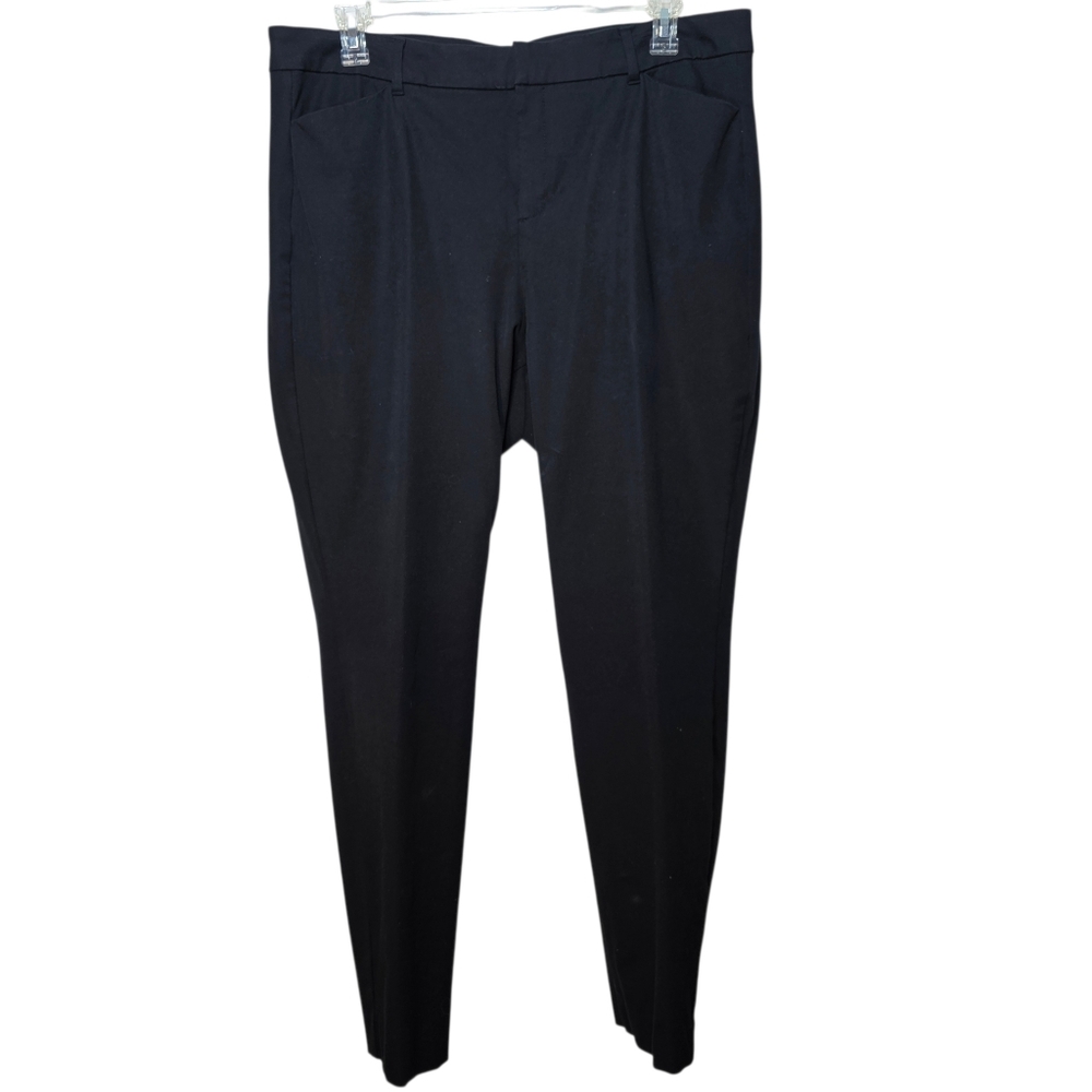 Old Navy Pixie High Rise Black Dress Pants Size 18 EUC